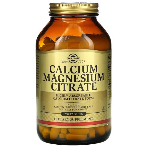 фото Solgar Calcium Magnesium Citrate таб., 1140 г, 250 шт.