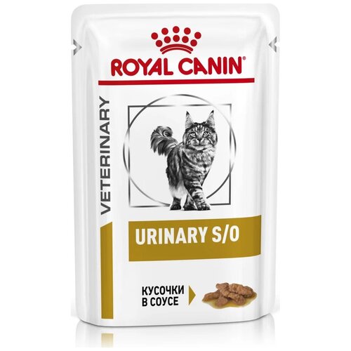 фото корм для кошек Royal Canin Urinary S/O, для лечения МКБ, с курицей 85 г (паштет)