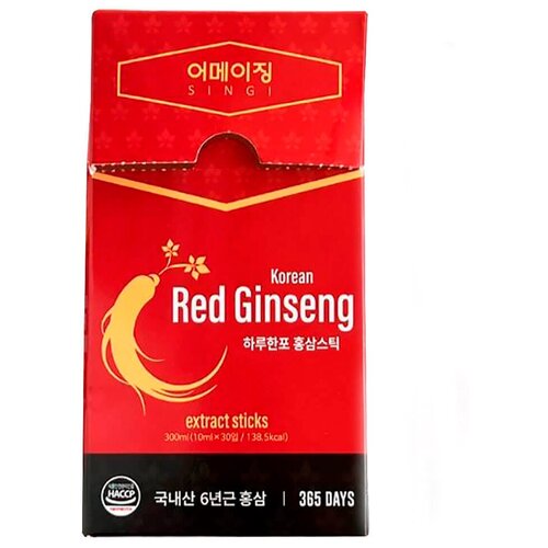 фото SINGI Korean Red Ginseng сироп стик-пакет, 10 мл, 300 г, 30 шт.