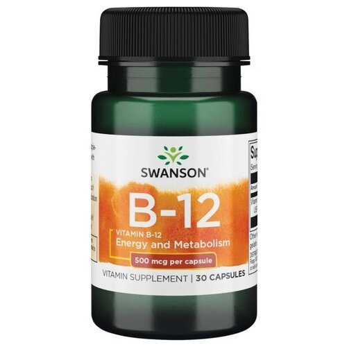 фото Vitamin B-12, 500 мкг, 40 мл, 30 г, 30 шт.