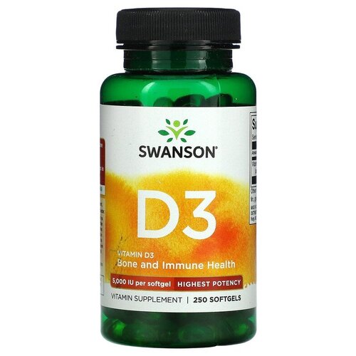 фото Vitamin D3 Highest Potency, 5000 МЕ, 90 мл, 110 г, 250 шт.