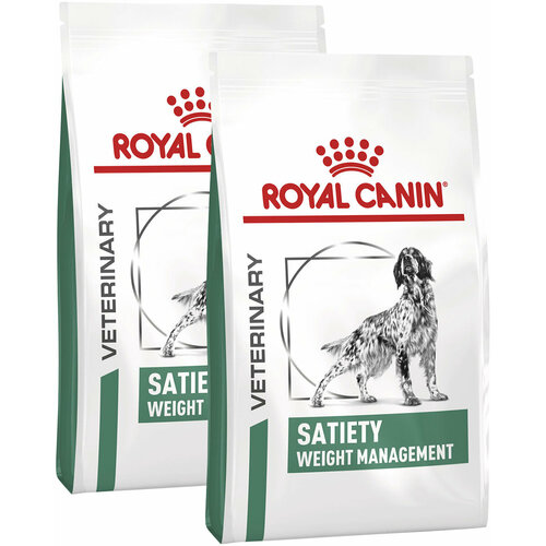 фото ROYAL CANIN SATIETY WEIGHT MANAGEMENT для взрослых собак контроль избыточного веса (12 + 12 кг)