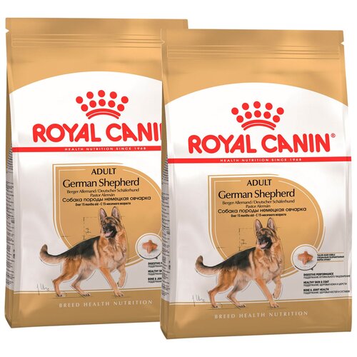 фото ROYAL CANIN GERMAN SHEPHERD ADULT для взрослых собак немецкая овчарка (11 + 11 кг)