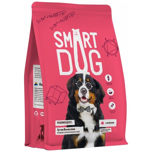 фото Сухой корм для собак Smart Dog ягненок 1 уп. х 1 шт. х 12000 г