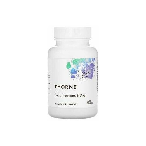 фото Thorne Research Basic Nutrients 2/Day (базовые питательные вещества для приема 2 капсул в день) 60 капсул