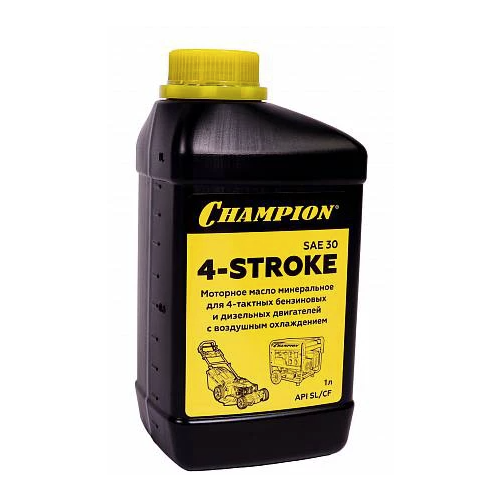 фото Масло для садовой техники CHAMPION 4-Stroke SAE 30, 1 л