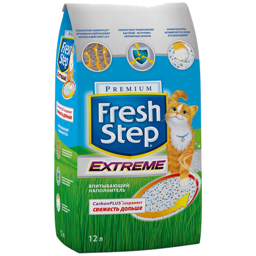 фото Впитывающий наполнитель Fresh Step Extreme, 12л, 1 шт.