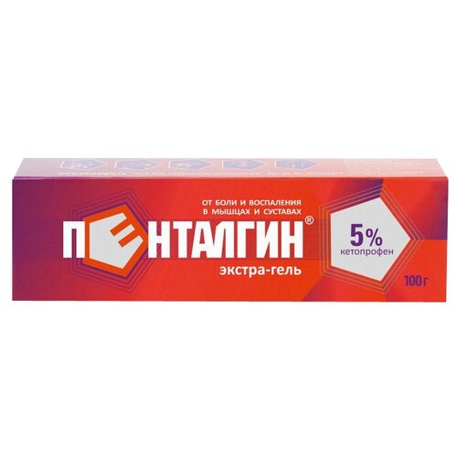 фото Пенталгин Экстра-гель гель д/нар. прим., 5%, 100 г, 1 шт.