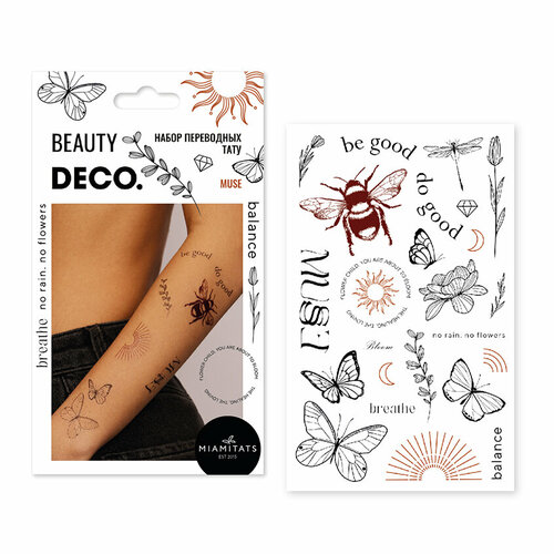 фото Набор переводных мини-тату `DECO.` by Miami tattoos (Muse)