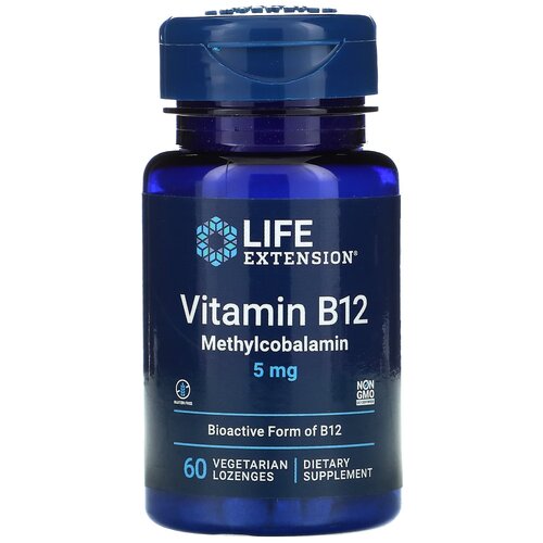 фото Пастилки Life Extension Vitamin B12 Bioactive form, 100 г, 5 мг, 60 шт.