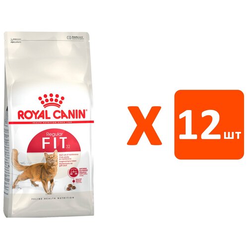 фото ROYAL CANIN FIT 32 для активных взрослых кошек (0,4 кг х 12 шт)