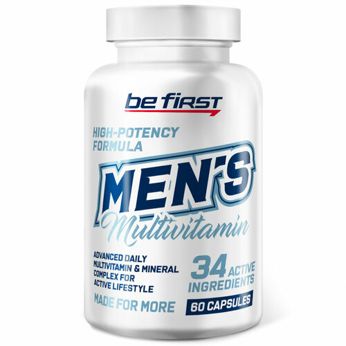 фото Мужские мультивитамины Be First Men`s Multivitamin 60 капсул (07233)