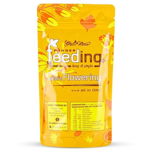 фото Удобрение Green House Powder Feeding Short Flowering 125 гр.