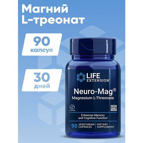 фото Life Extension Neuro-Mag L-треонат магния 90 вегетарианских капсул