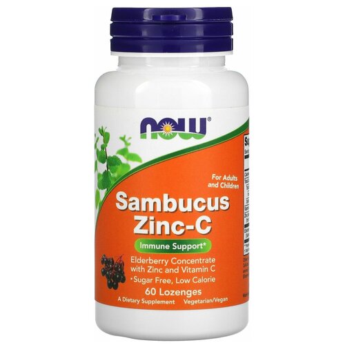 фото Sambucus Zinc-C, 130 г, 60 шт.