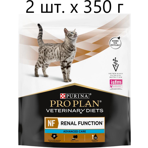 фото Сухой корм для кошек Purina Pro Plan Veterinary Diets NF Renal Function Advanced Care, при поздней стадии почечной недостаточности, 2 шт. х 350 г