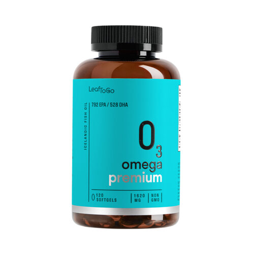 фото LeafToGo Omega 3 Premium, 1620 мг, 120 шт.