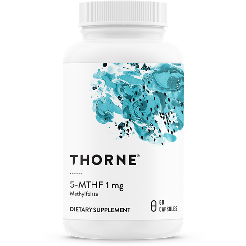 фото Метилфолат (Фолиевая кислота), 5-MTHF 1 mg, Thorne Research, 60 капсул