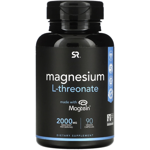 фото Sports Research Magnesium L-Threonate Магний треонат 2 000 mg 90 капсул