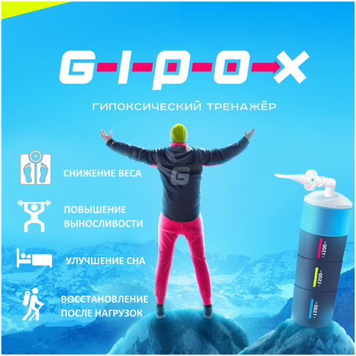 фото Gipox старт - портативный дыхательный тренажер