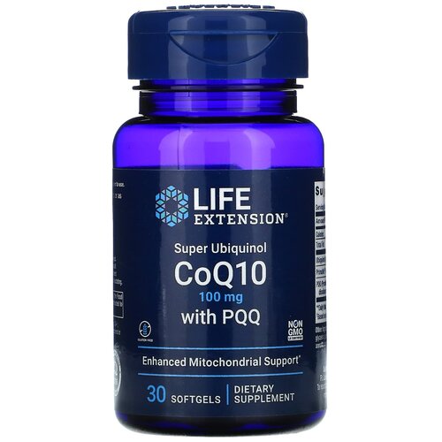 фото Капсулы Life Extension Super Ubiquinol CoQ10 with PQQ, 50 г, 100 мг, 30 шт.