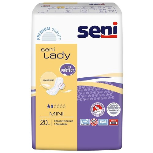 фото Прокладки урологические женские SENI LADY mini 20 шт.