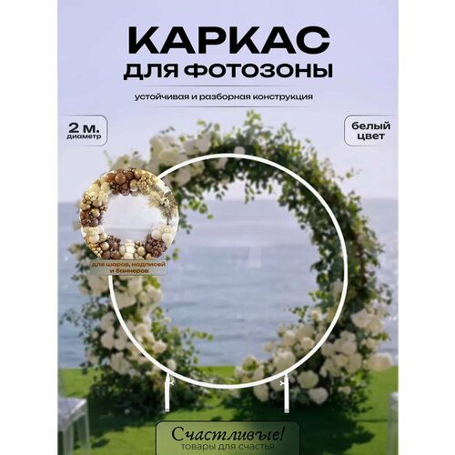 фото Арка для фотозоны для шаров круглая