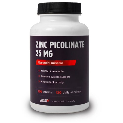 фото Zinc Picolinate Цинка пиколинат, 250 мл, 100 г, 120 шт.