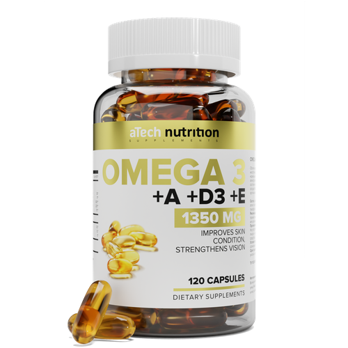 фото Omega 3 + A + D3 + E капс., 120 шт.