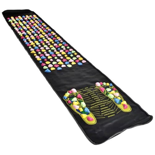 фото Массажный коврик для ног/Foot Massage Mat/ Цветной Массажный коврик для ног 35х175 см