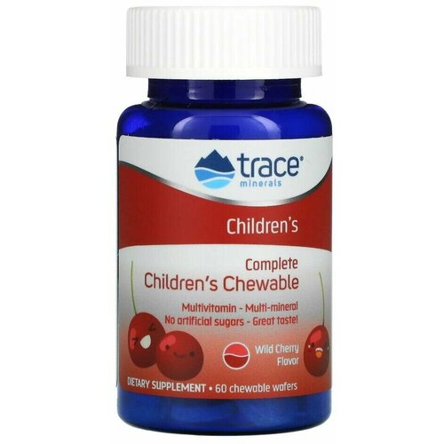 фото Витаминно-минеральный комплекс для детей, Trace Minerals Complete Children's Chewable 60 жевательных табл.