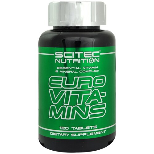 фото Scitec Nutrition Euro Vita-Mins (120 таб.), 255.4 г, 120 шт.