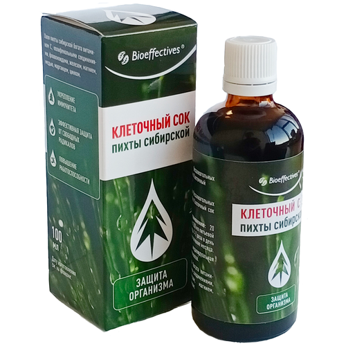 фото Bioeffective Клеточный сок пихты сибирской 100 мл ООО 