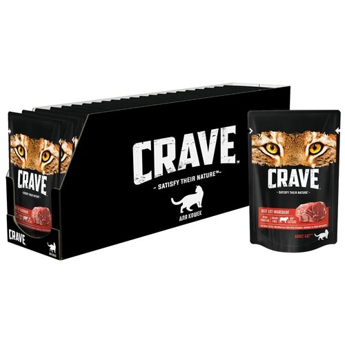 фото Влажный корм Crave для кошек Курица в желе 30*70 г.