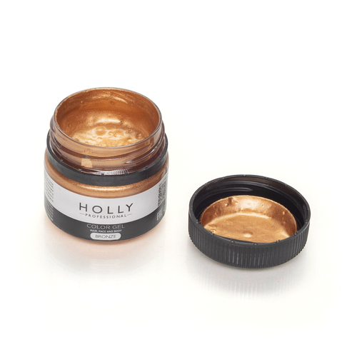 фото Holly Professional Грим на гелевой основе / краска для лица, волос и тела Color Gel Bronze