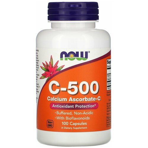 фото C-500 Calcium Ascorbate-С капс., 150 мл, 0.828 г, 100 шт.