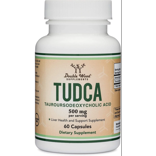 фото Double Wood Supplements TUDCA (Тудка для печени и желчного пузыря) 500 мг 60 капсул