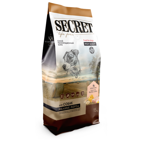 фото Сухой корм для собак Life Force Secret for Pets курица и злаки 1 уп. х 1 шт. х 15000 г (для мелких пород)