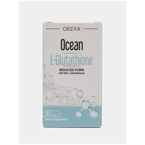 фото Глутатион, Orzax Ocean l-glutathione 250, 30 таблеток