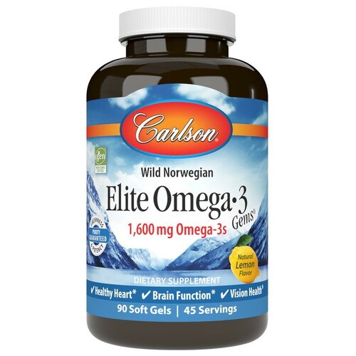 фото Elite Omega-3 1600 мг 90 капс (Carlson)