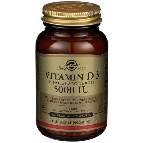 фото Vitamin D3 капс., 5000 ME, 150 мл, 300 г, 120 шт.