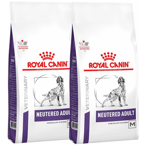 фото ROYAL CANIN NEUTERED ADULT MEDIUM DOG M для взрослых кастрированных и стерилизованных собак средних пород (3,5 + 3,5 кг)