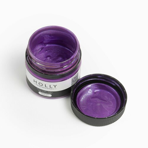 фото Holly Professional Грим на гелевой основе / краска для лица, волос и тела Color Gel Violet