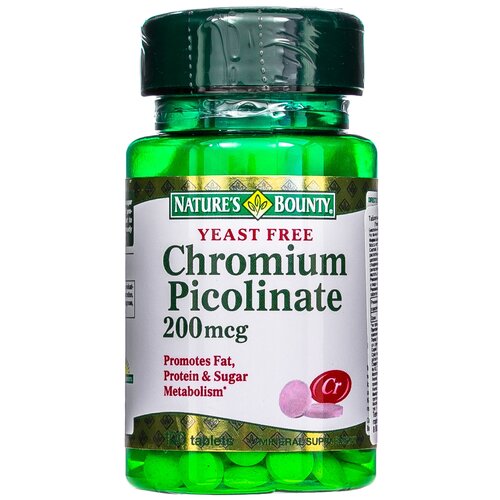 фото Yeast Free Chromium Picolinate таб., 200 мкг, 100 г, 100 шт.