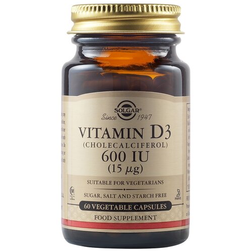 фото Vitamin D3 капс., 600 МЕ, 140 г, 60 шт.