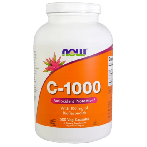 фото C-1000 with Bioflavonoids капс., 500 мл, 500 г, 500 шт.