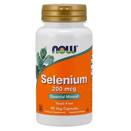 фото NOW Selenium 200 mcg, 90 капс.