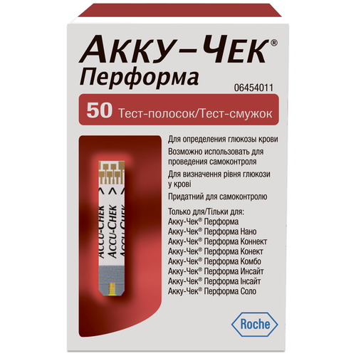 фото Accu-Chek тест-полоски Performa, 50 шт.