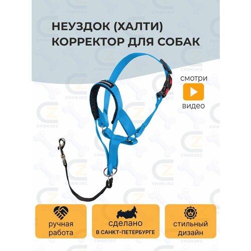 фото Недоуздок (Халти) №3 корректор для собак CHOKERZ. Обхват морды 20-30 см, шеи - 40-50 см