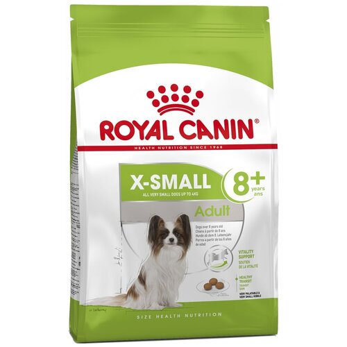 фото Сухой корм Royal Canin X-Small Adult для собак  очень мелких размеров старше 8 лет 1 уп. х 1 шт. х 500 г